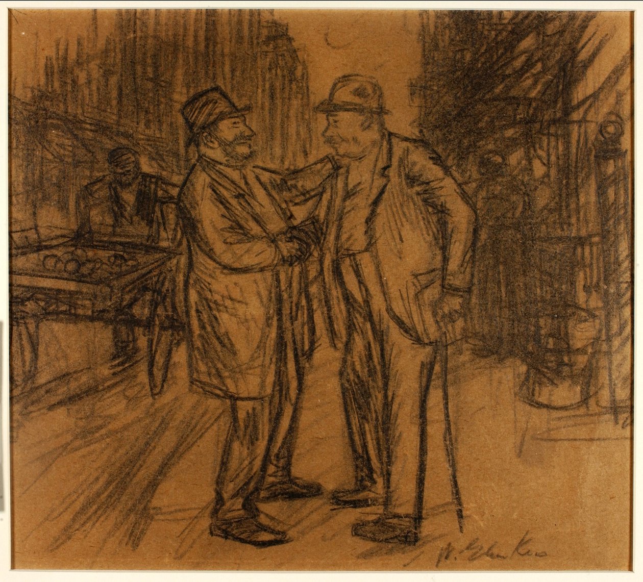 New York, East Side af William Glackens