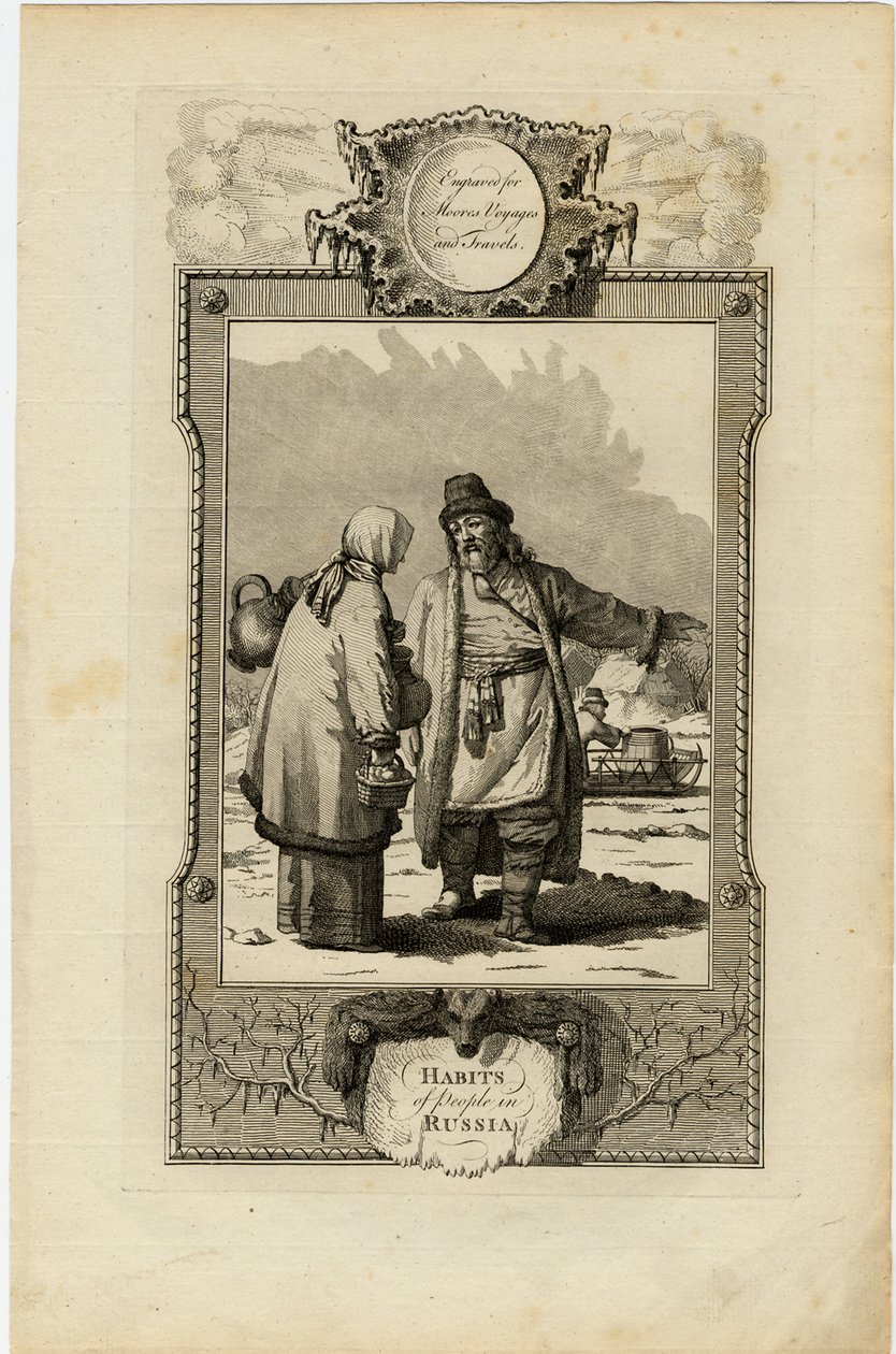 Moskovitternes vaner, ca 1730 af William Grainger