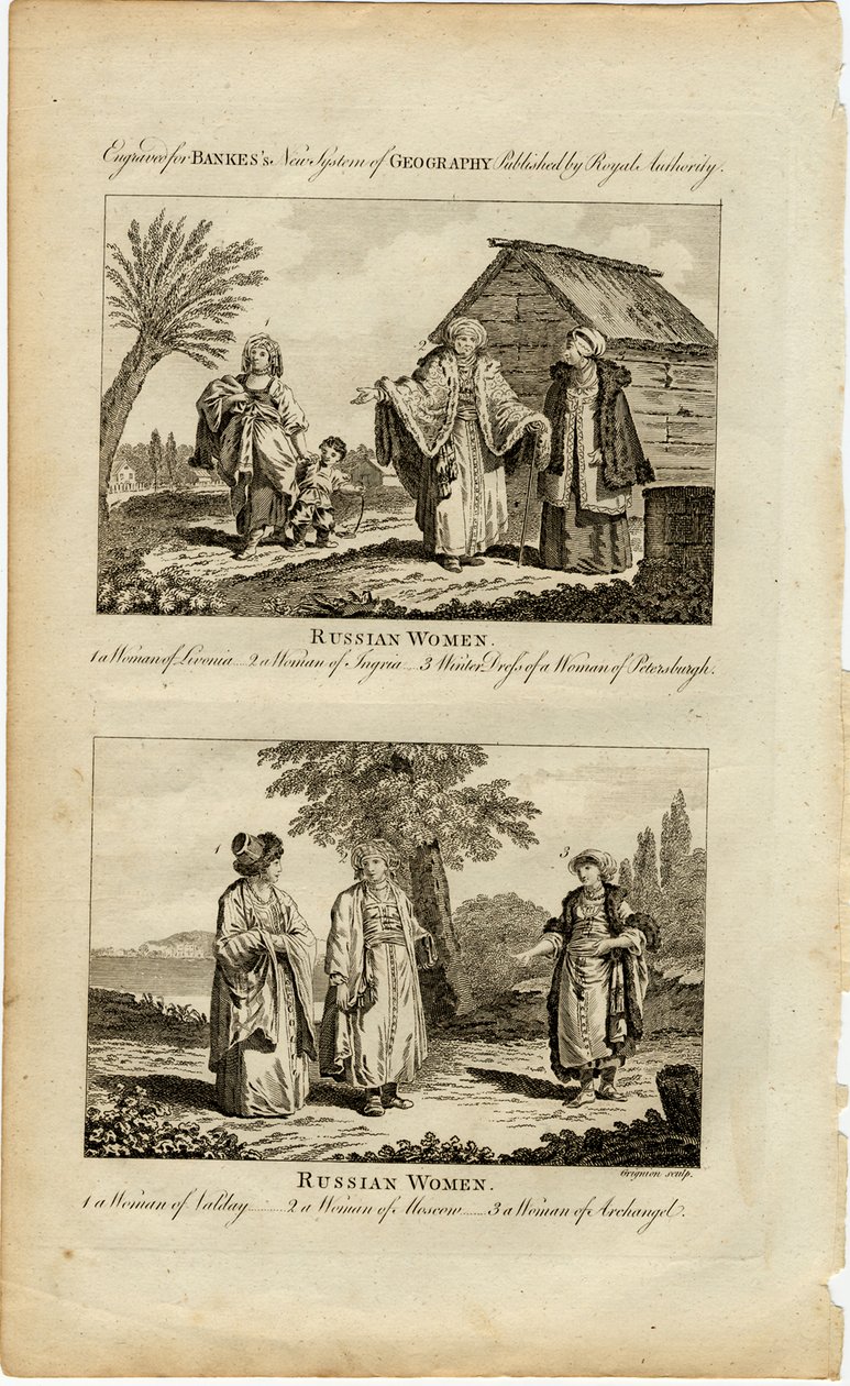 De russiske kvinders vaner, ca 1730 af William Grainger