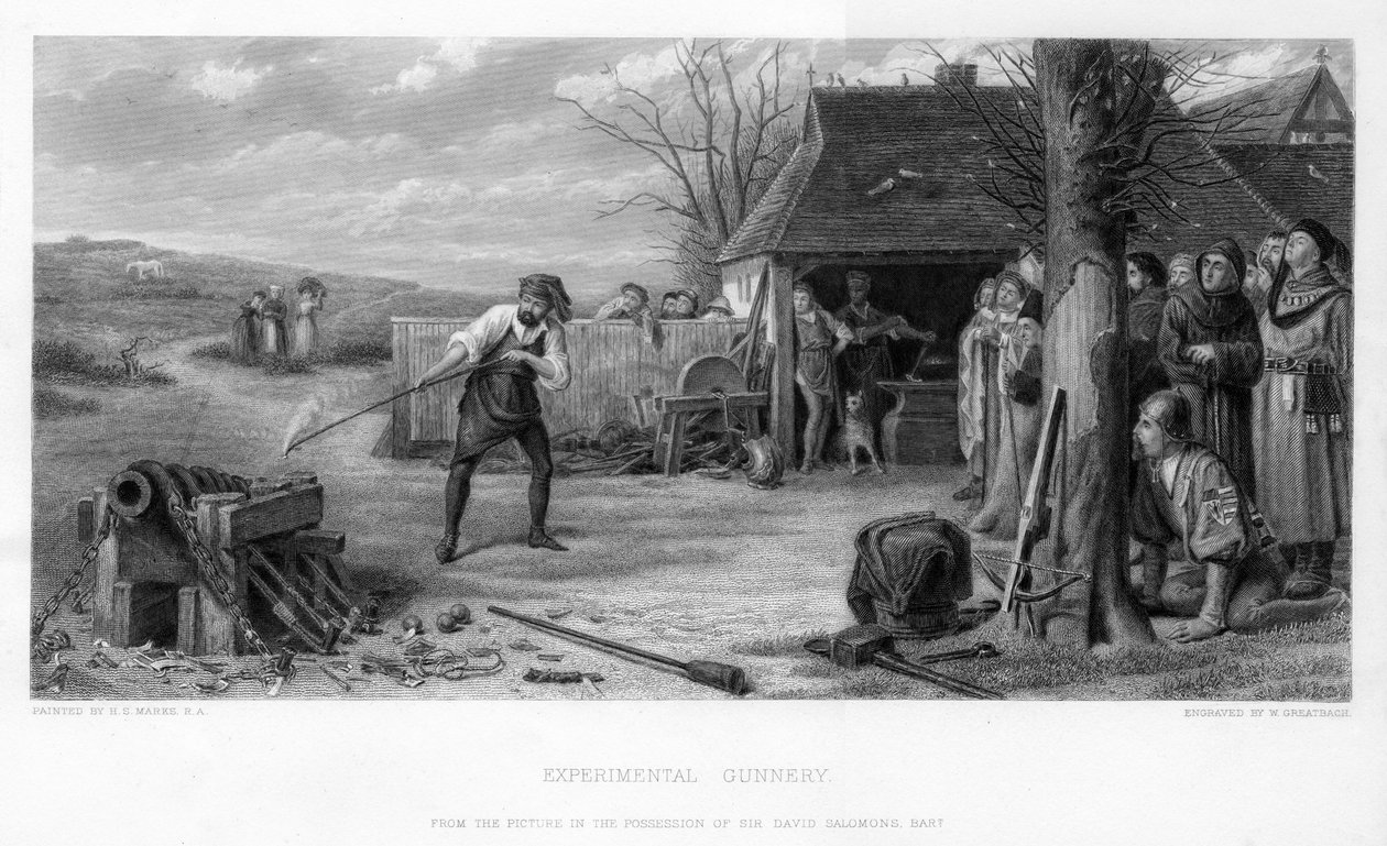 Experimental Gunnery, 1800-tallet. af William Greatbach