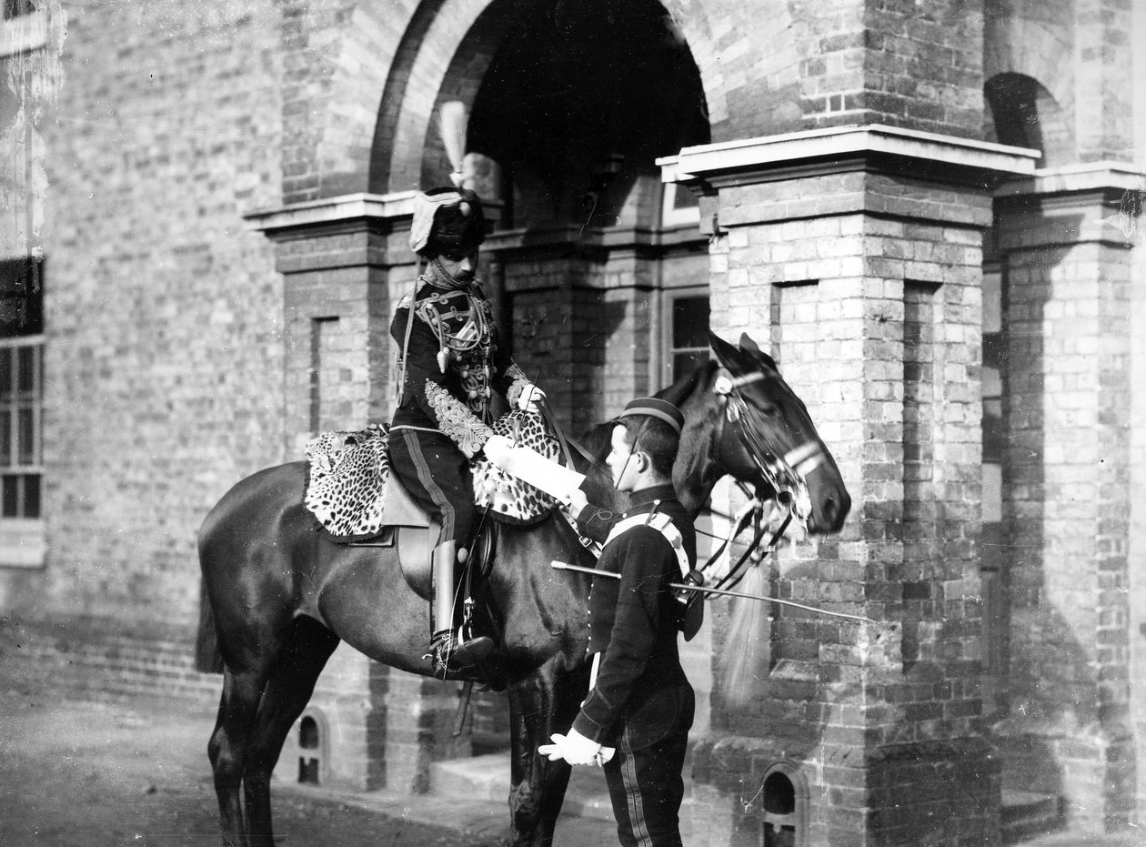 Officer af 3. Husarer, c.1890
