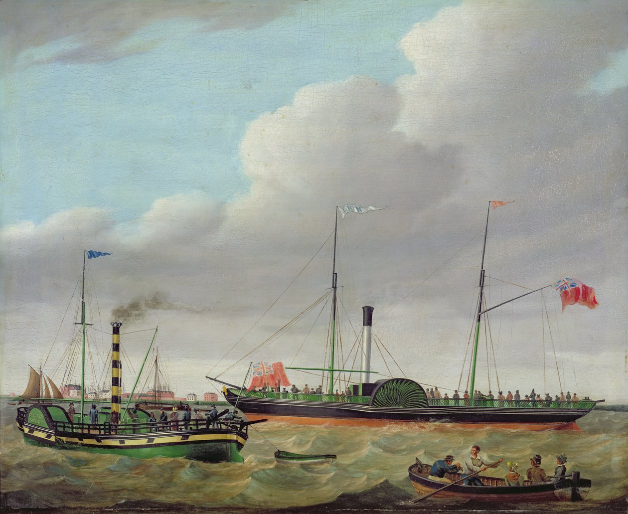 The Lion off Goole (olie på egetræspanel) af William Griffin