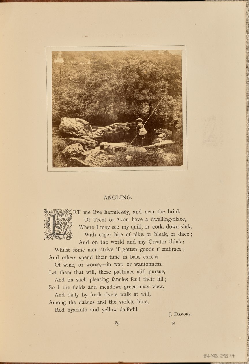 [En dreng med en fiskestang og en ruse, England]. af William Grundy