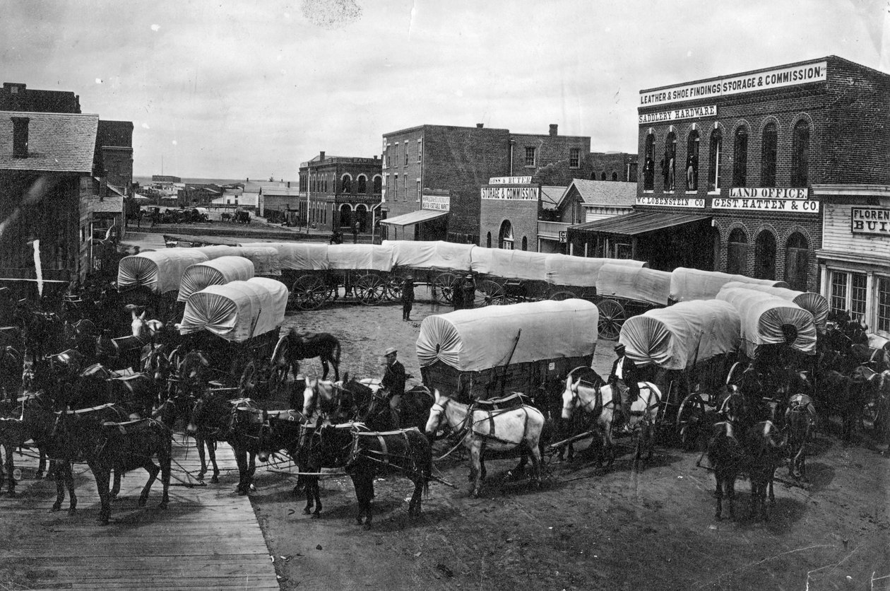 David Bruce Powers tog fra Leavenworth i Denver, 1868 af William Gunnison Chamberlain