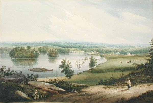 Fort Edward, New York af William Guy Wall
