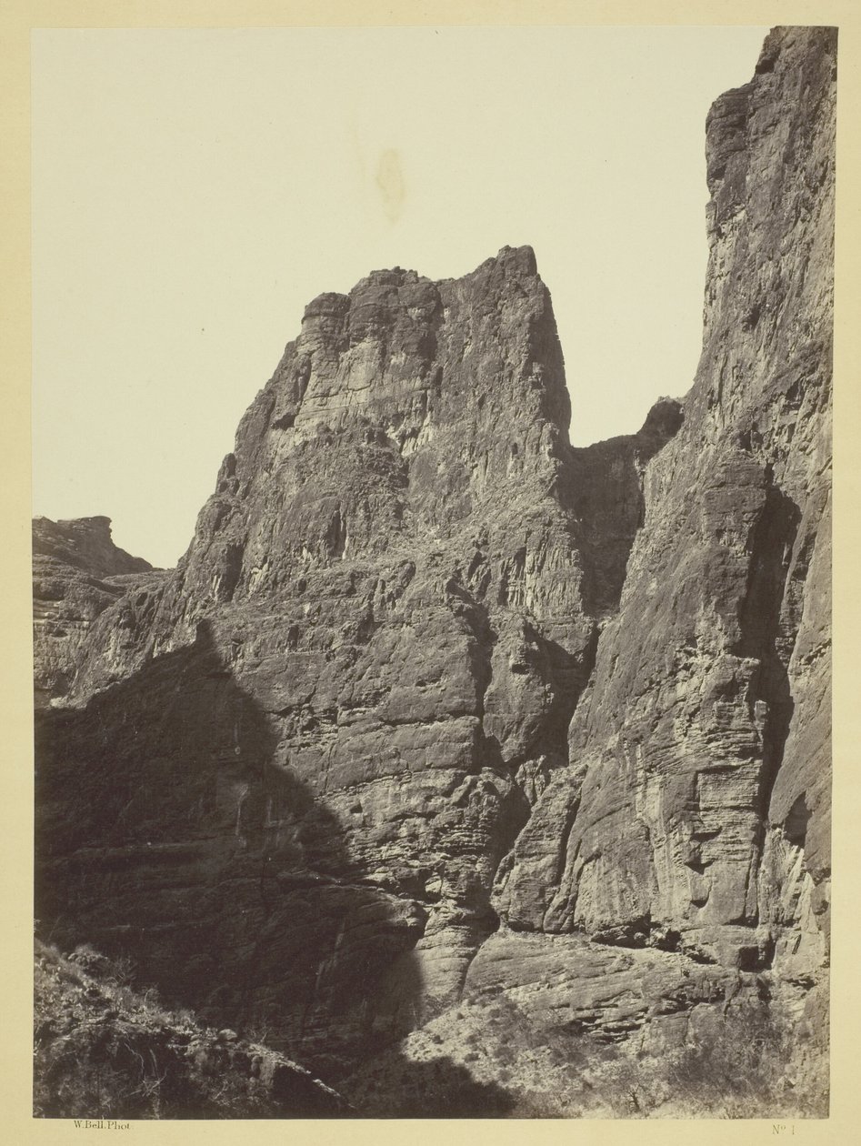 Cañon i Kanab Wash, Colorado-floden, set mod syd af William H. Bell