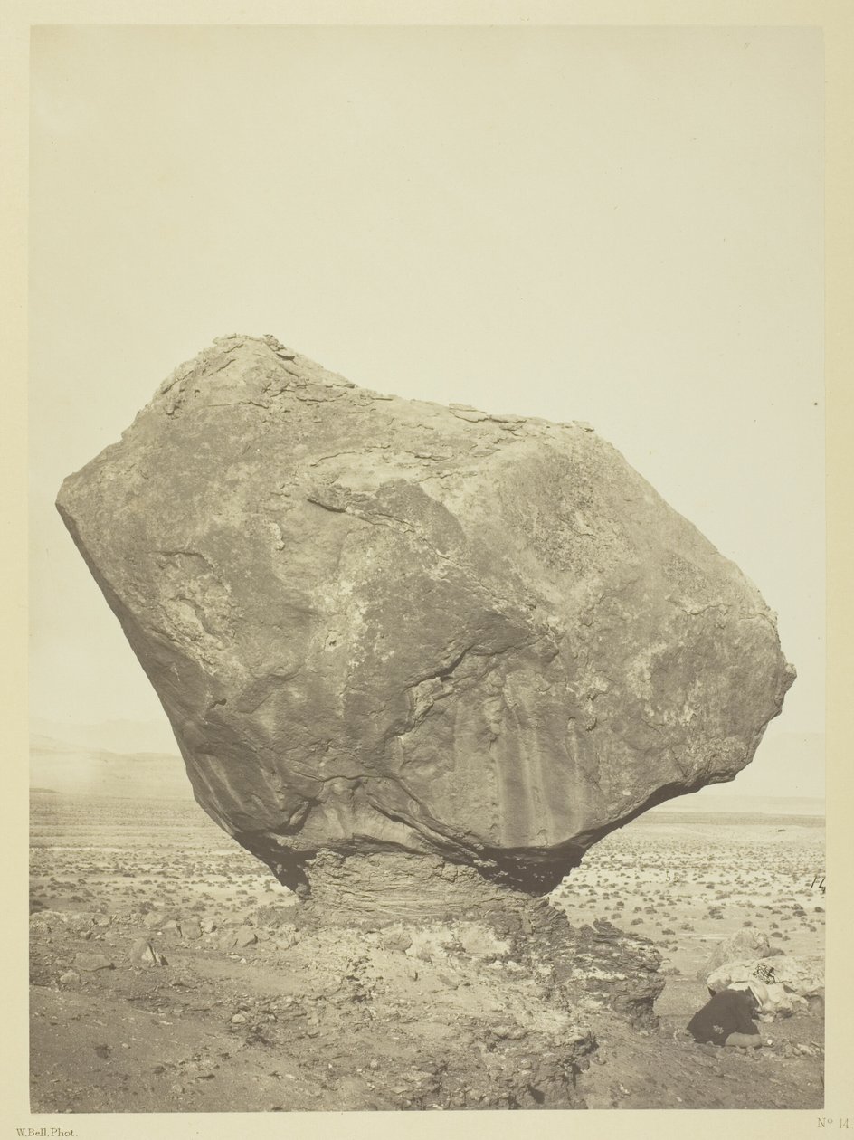 Højtliggende klippe, Rocker Creek, Arizona af William H. Bell