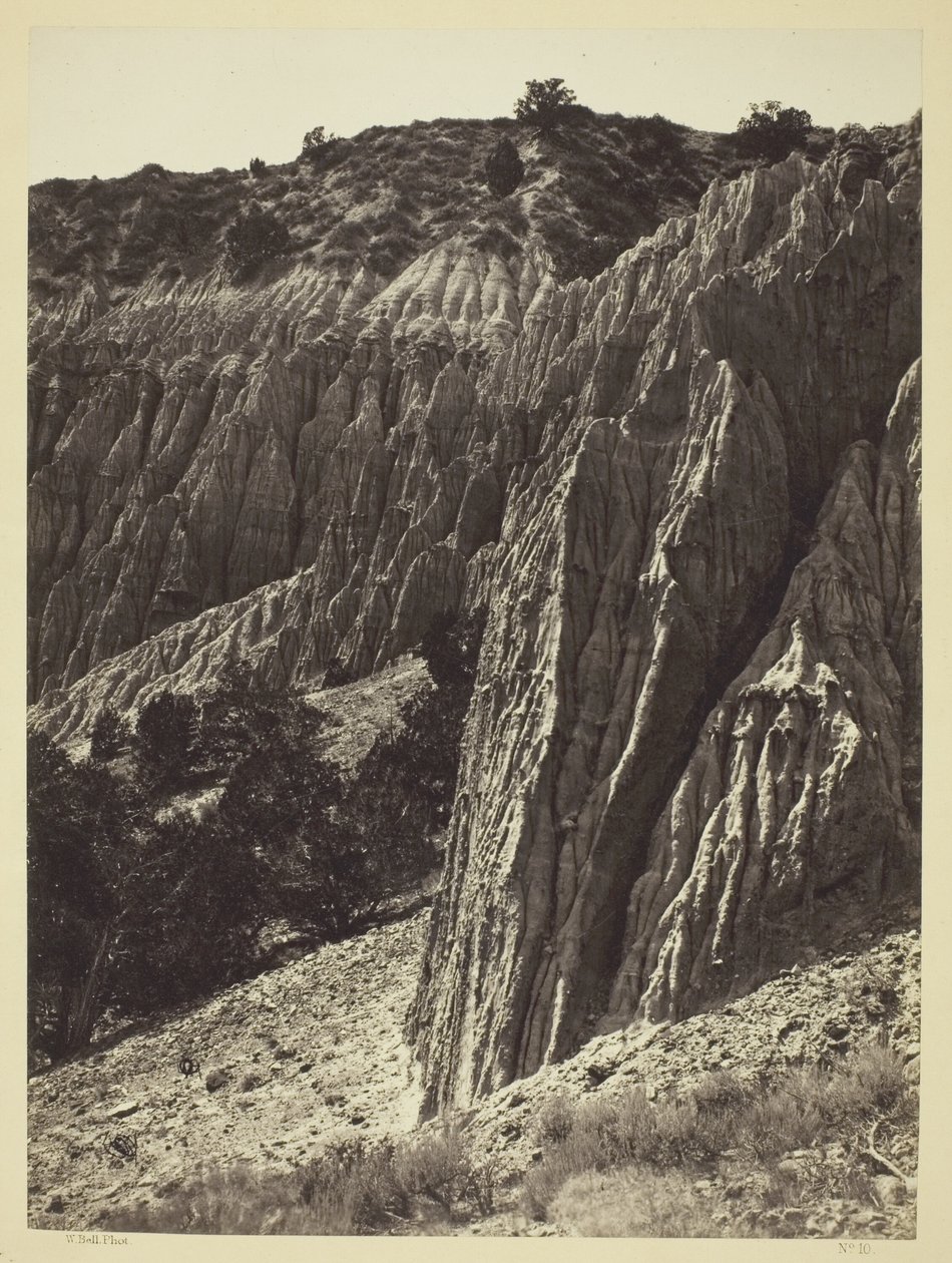 Regnskulptur, Salt Creek Canon, Utah af William H. Bell