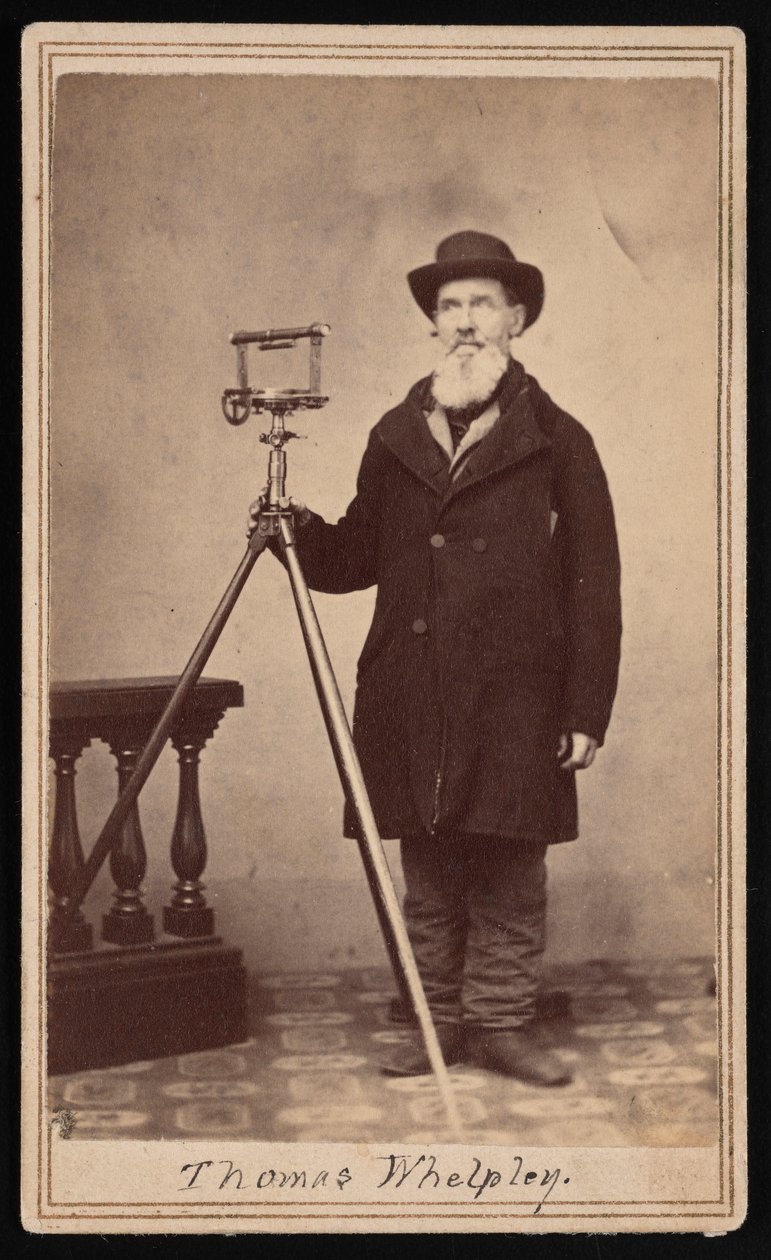 Portræt af Thomas Whelpley 1797-1881, omkring 1860