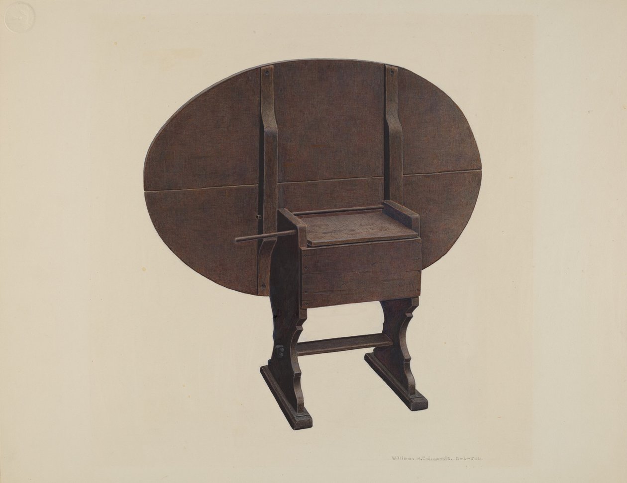 Spisebord, 19351942. af William H Edwards