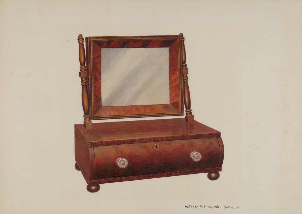 Barberstativ, ca. 1938. af William H Edwards