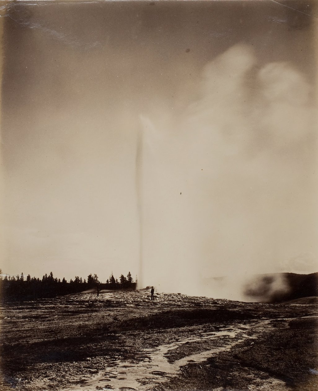 Old Faithful, 1871. af William H. Jackson
