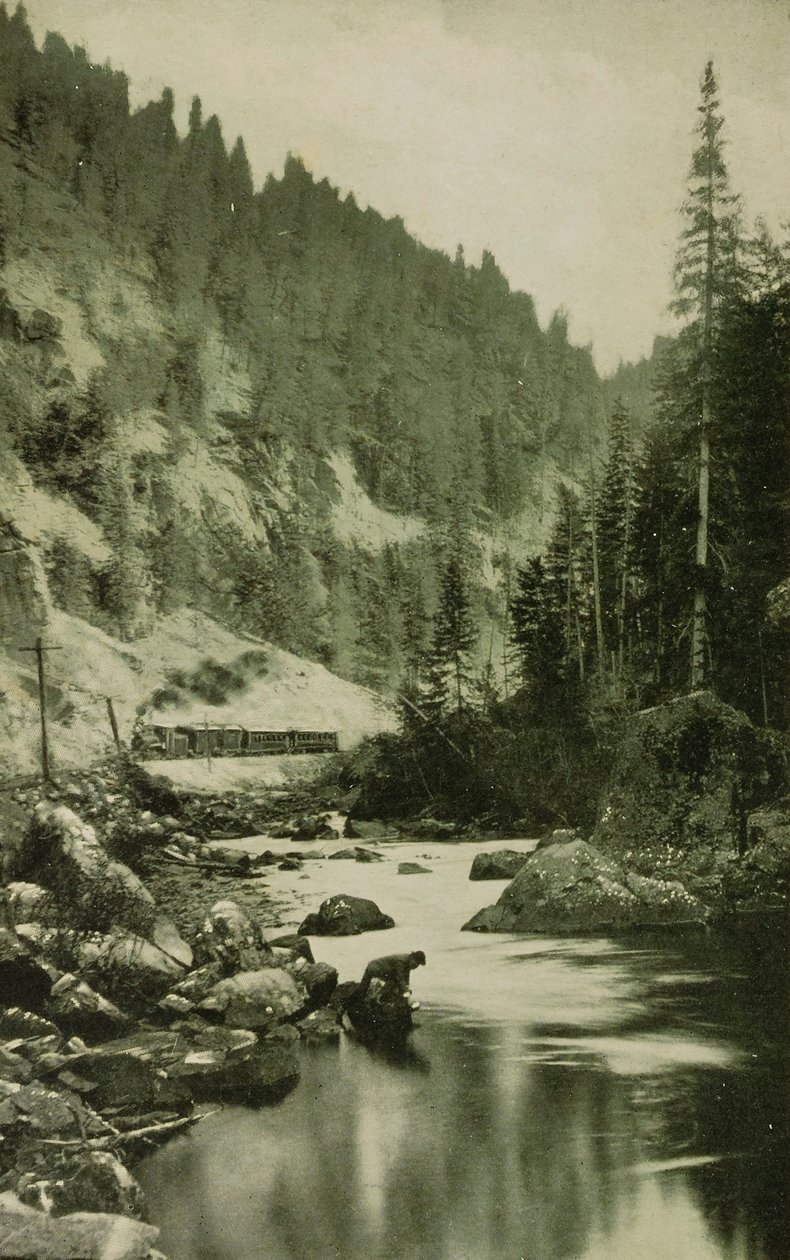 Cañons i Colorado af William H. Jackson