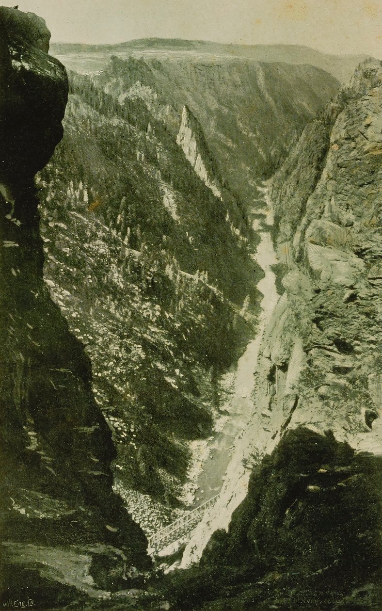 Cañons i Colorado af William H. Jackson