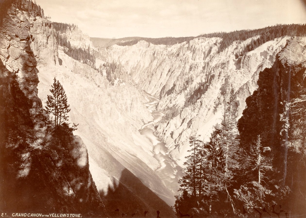 Yellowstone Nationalpark af William H. Jackson