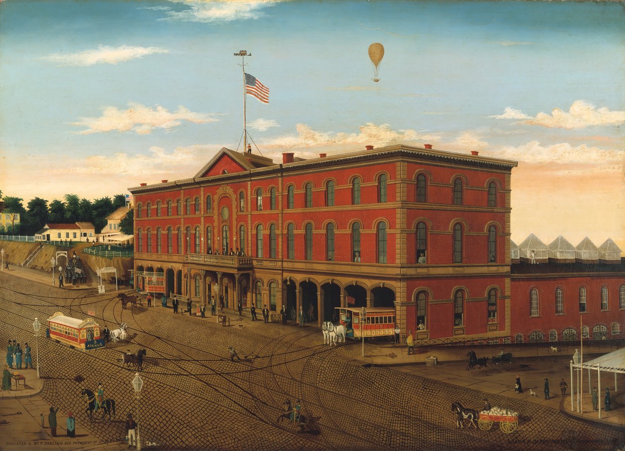 Third Avenue Railroad Depot, ca. 1859-60. af William H Schenck
