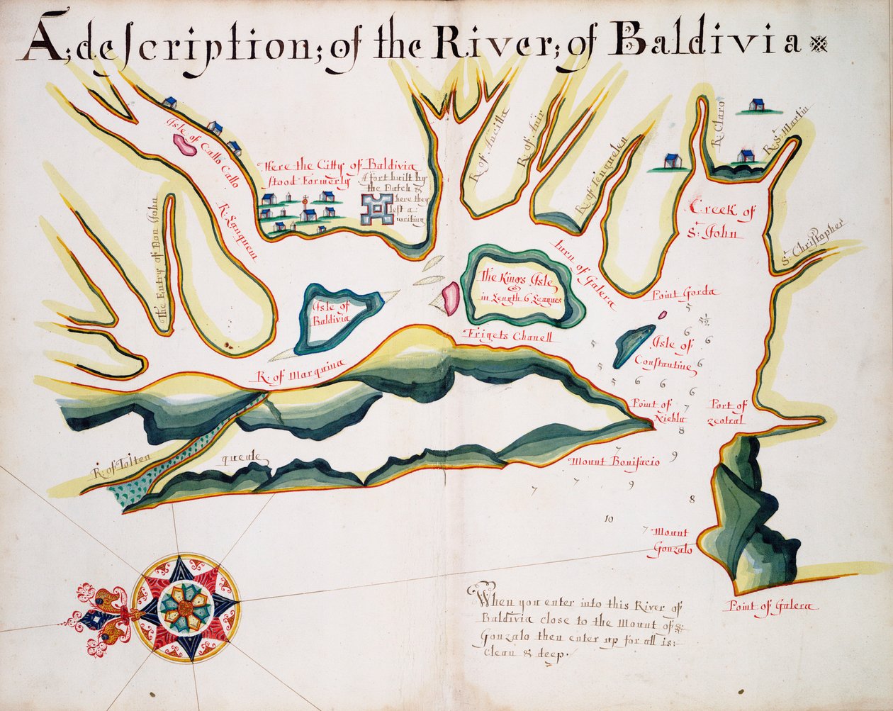 "En beskrivelse af floden Baldivia af William Hack