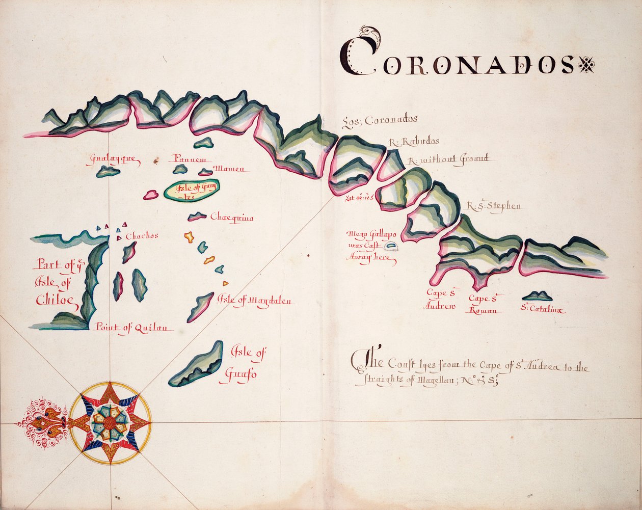 Coronadoes, den sydamerikanske stillehavskyst af William Hack
