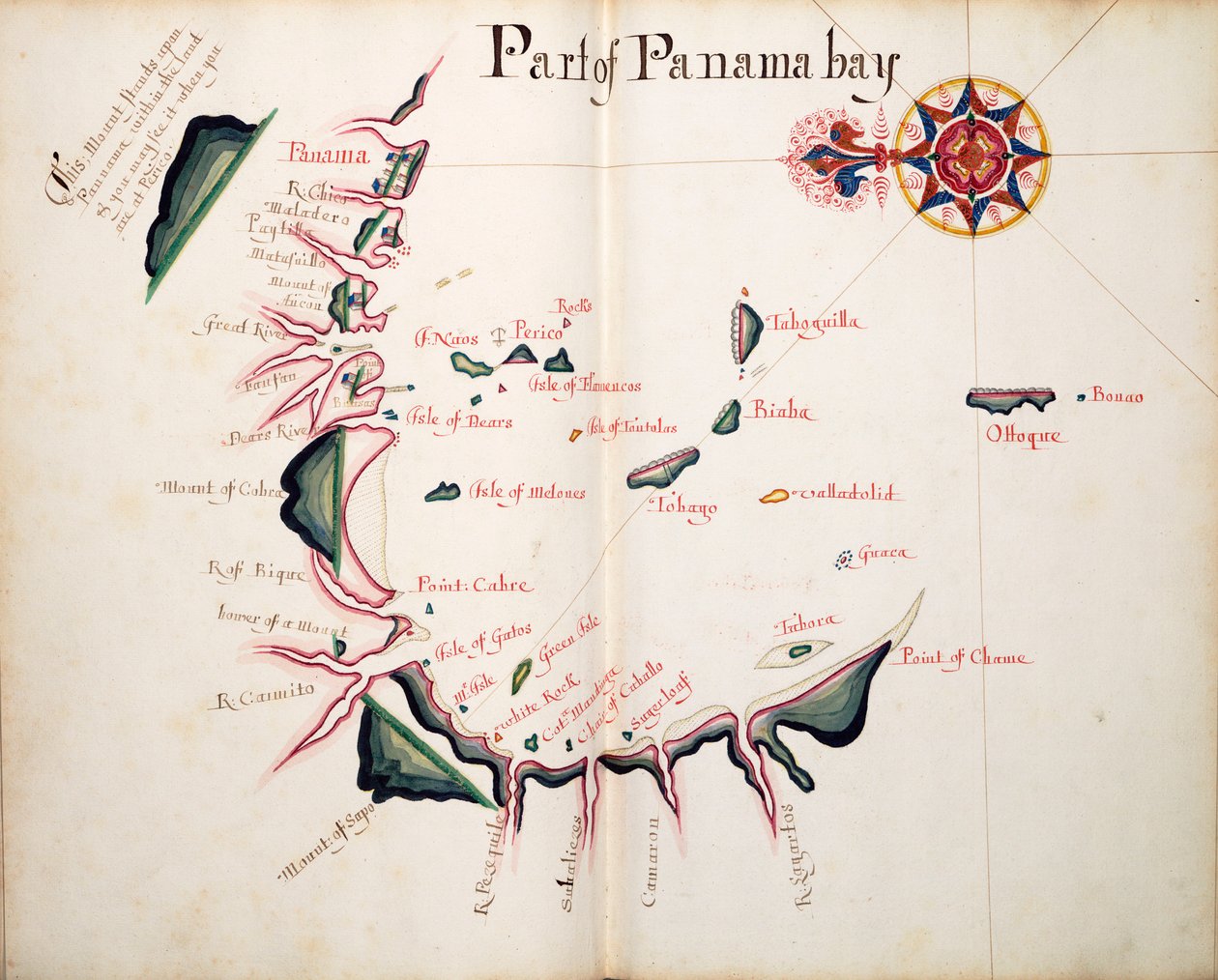 En del af Panama Bay af William Hack