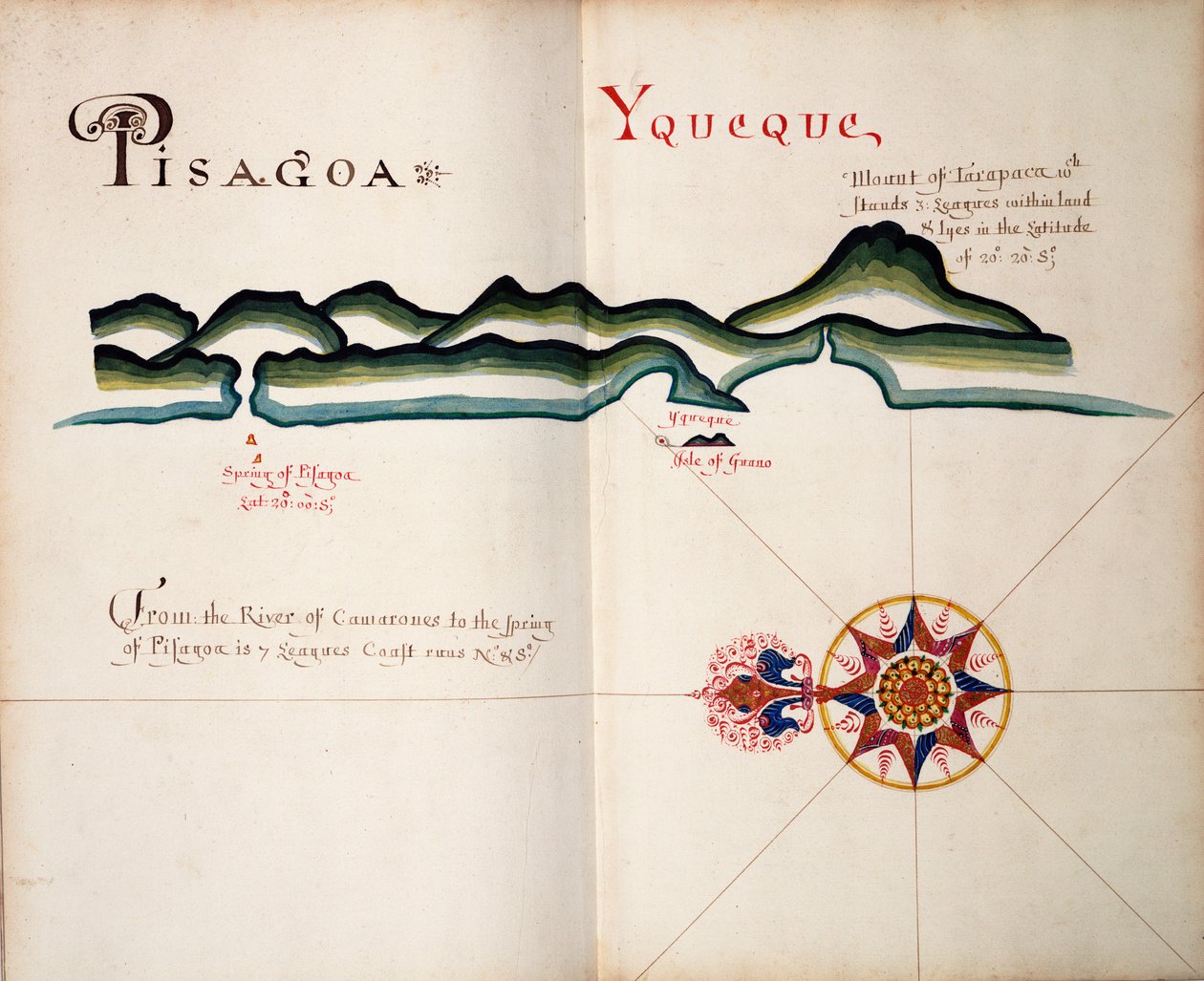 Pisagoa og Yqueque, Chile af William Hack