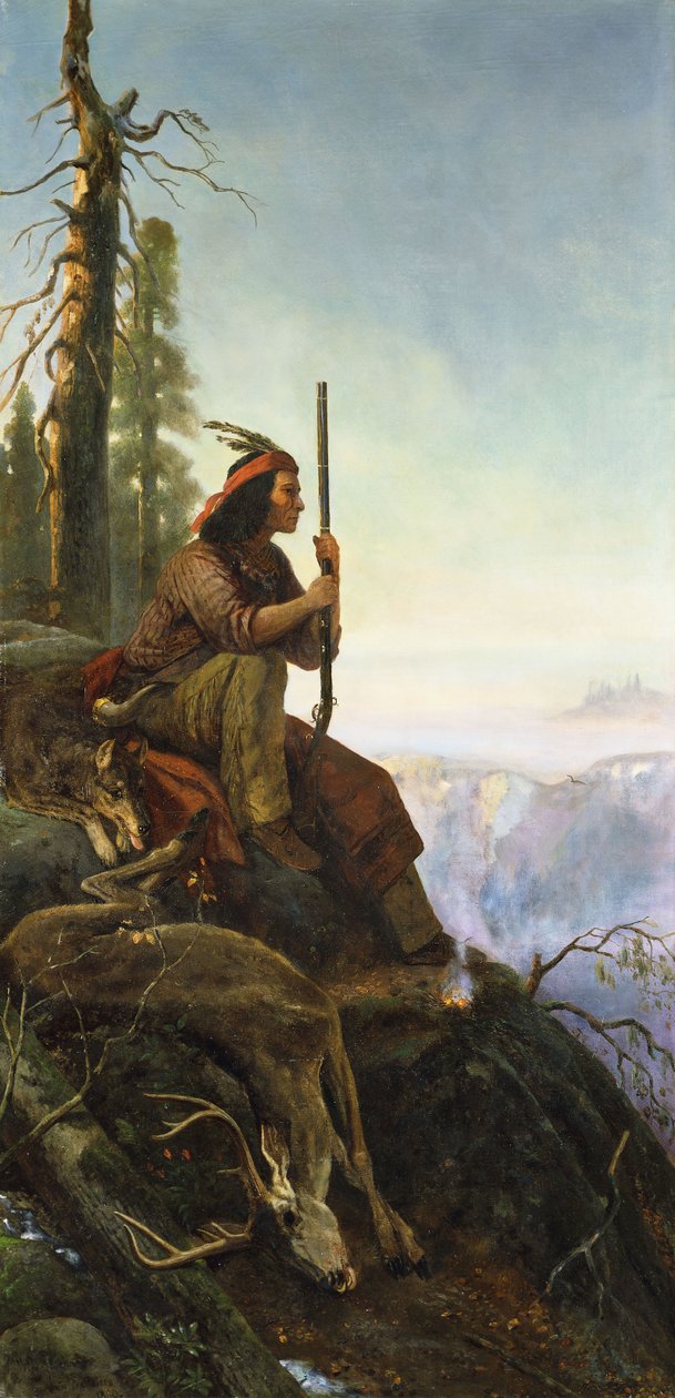Signalbranden, 1880 af William Hahn