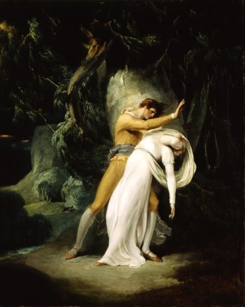 Celadon og Amelia af William Hamilton