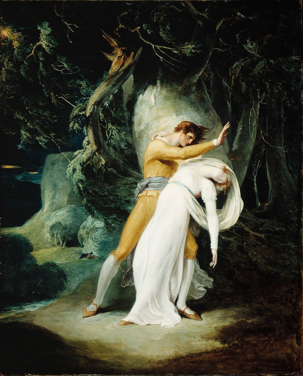 Celadon og Amelia af William Hamilton