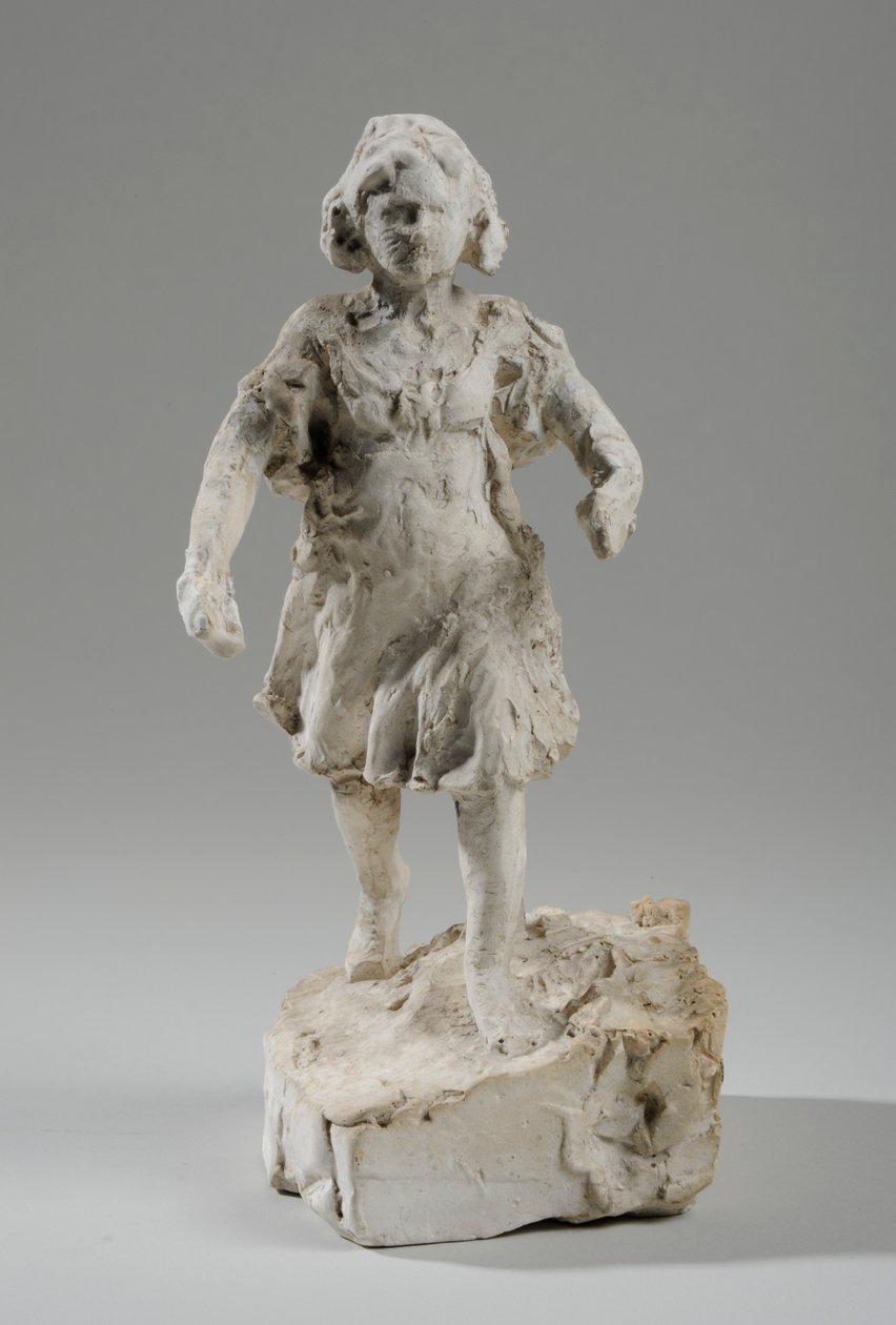 Maquette til figur af en løbende pige (gips) (se også 440336) af William Hamo Thornycroft
