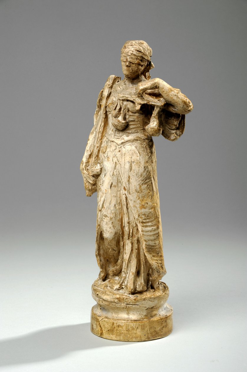 Maquette for a Figure of Justice (gips) af William Hamo Thornycroft