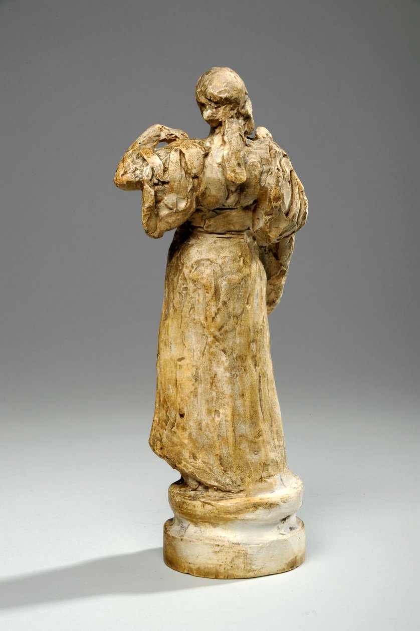 Maquette for a Figure of Justice (gips) af William Hamo Thornycroft