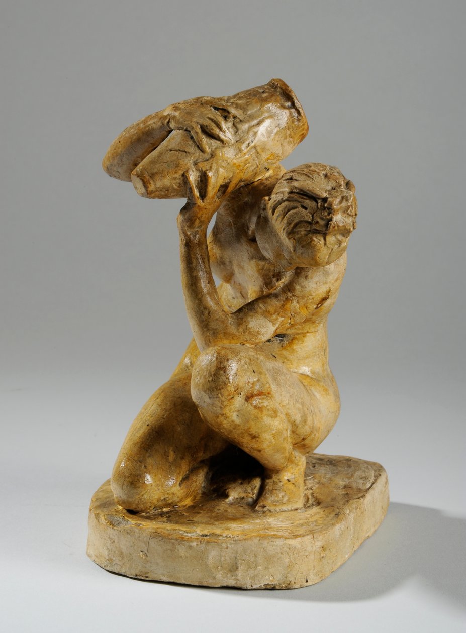 Maquette til en statuette af en kvinde, der vasker af William Hamo Thornycroft