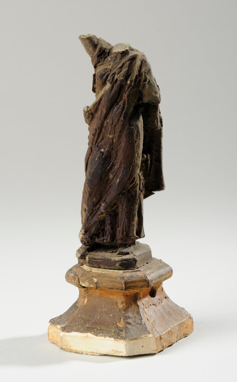 Maquette for figuren Courage på Gladstone Memorial på The Strand, London, ca. 1905 (plasticine) af William Hamo Thornycroft
