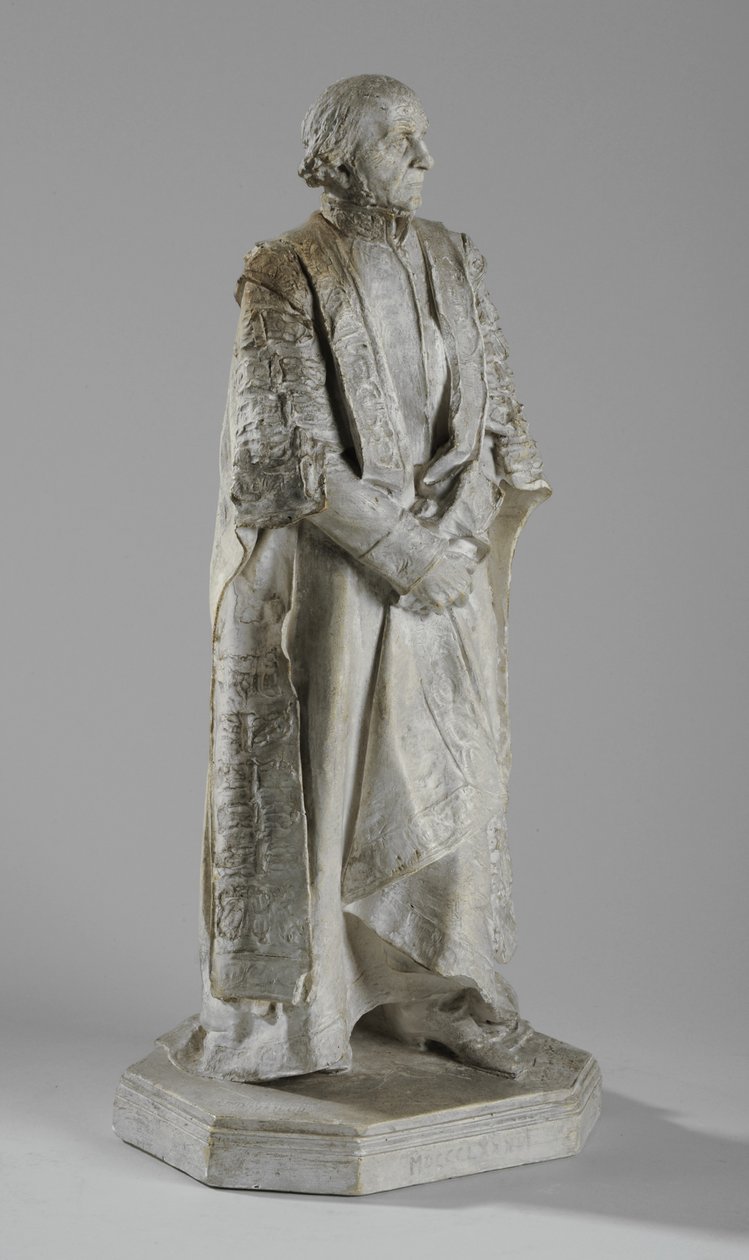 Maquette til statuen af William Ewart Gladstone på The Strand, London, ca. 1905 (gips) (se også 876153) af William Hamo Thornycroft