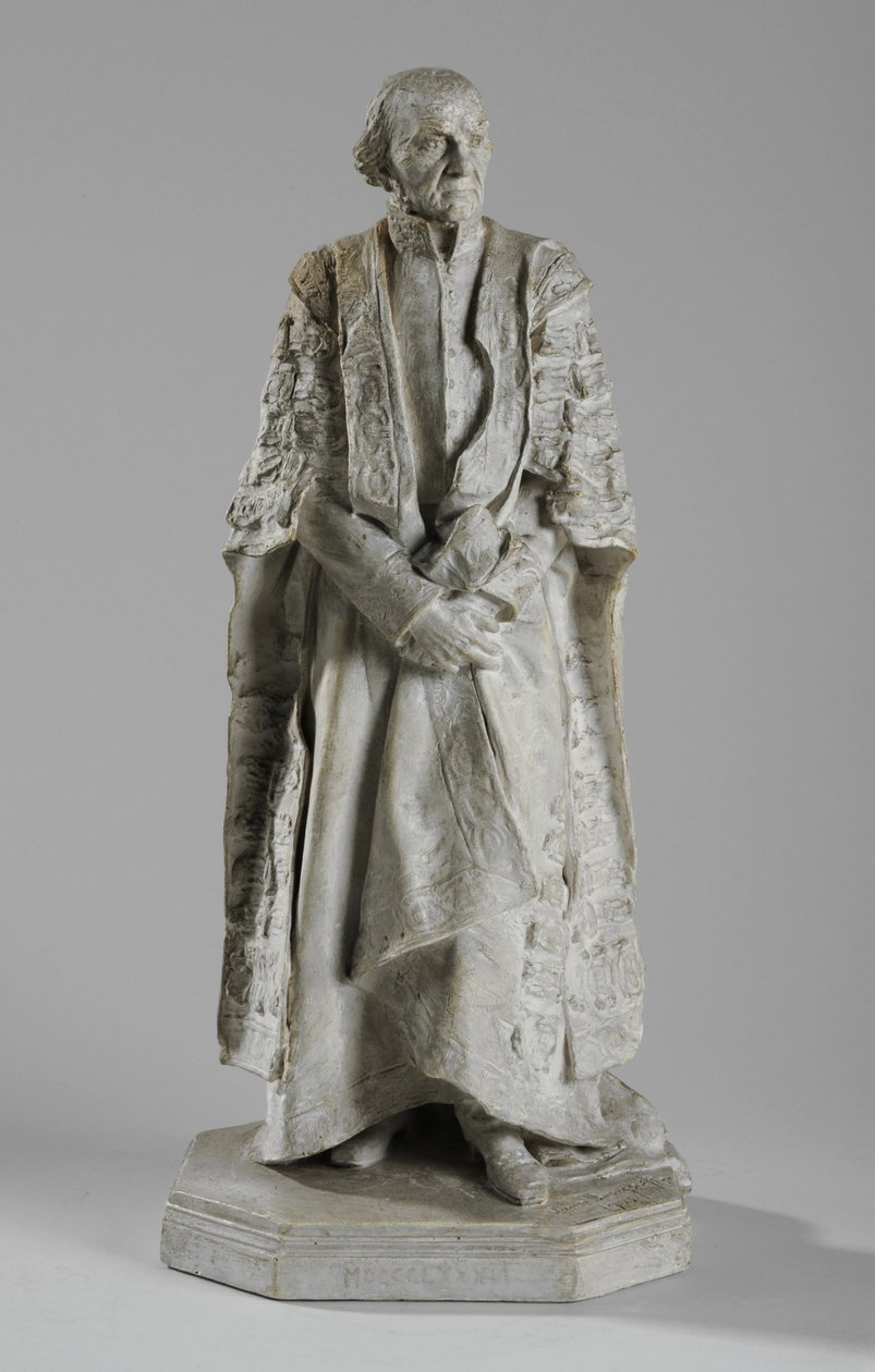 Maquette til statuen af William Ewart Gladstone på The Strand, London, ca. 1905 af William Hamo Thornycroft