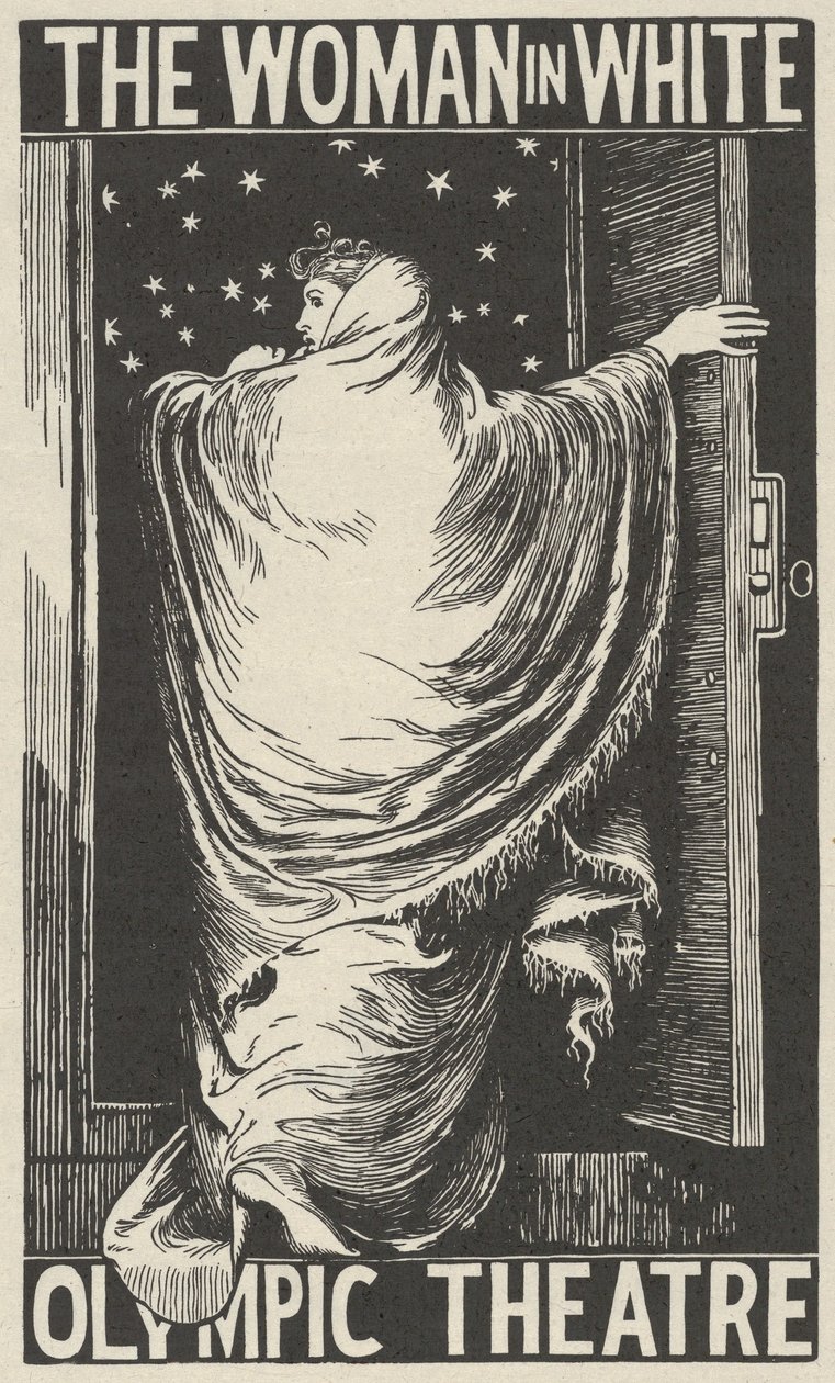 Kvinden i hvidt, 1871. af William Harcourt Hooper