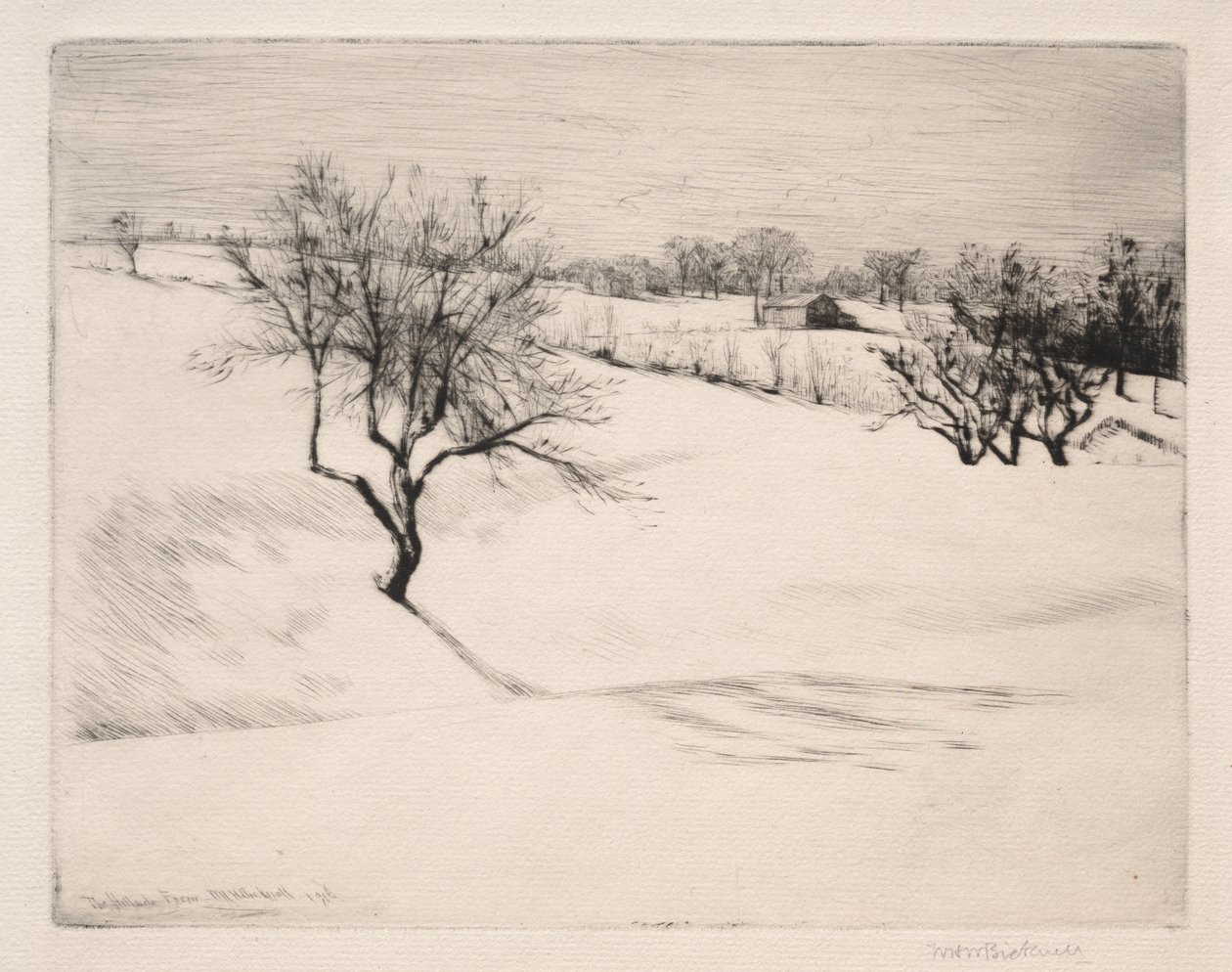 The Hillside Farm af William Harry Warren Bicknell