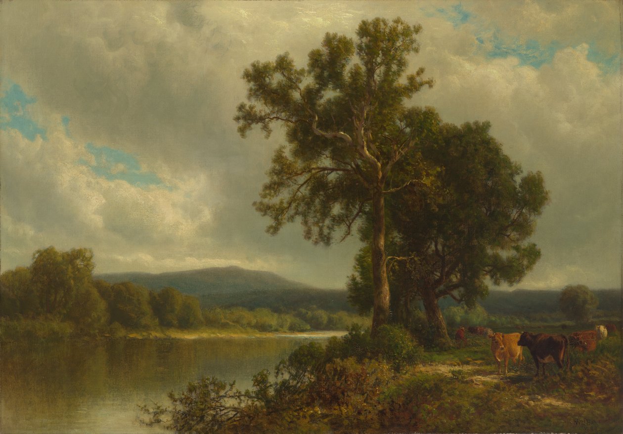Scene ved Napanoch, 1883. af William Hart