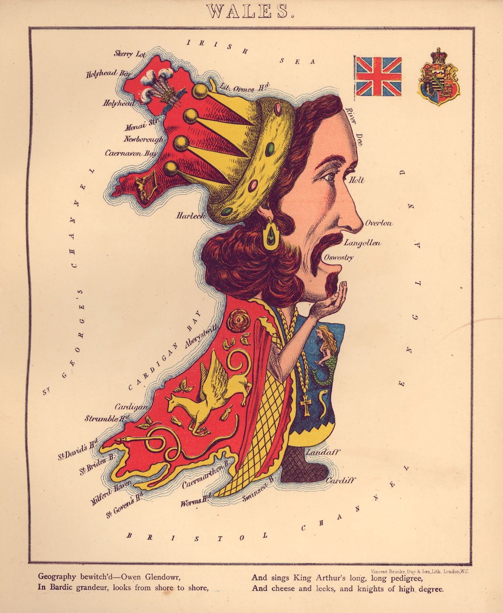 Geographical fun - being humorous outlines of various countries, with an introduction and descriptive lines LOC 84675540-8 af William Harvey