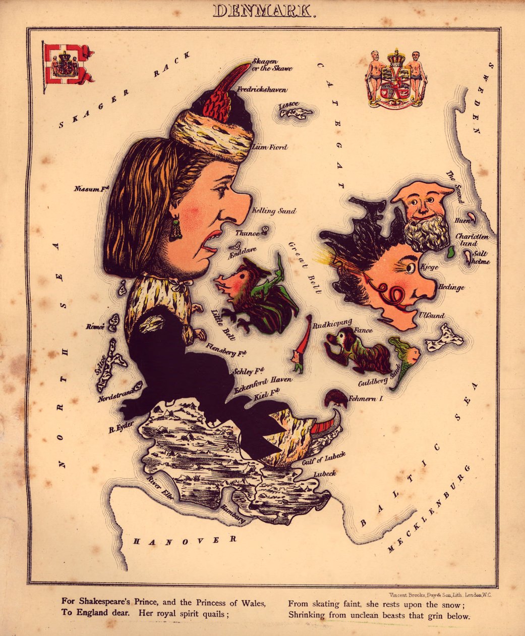 Geographical fun - being humorous outlines of various countries, with an introduction and descriptive lines LOC 84675540-16 af William Harvey