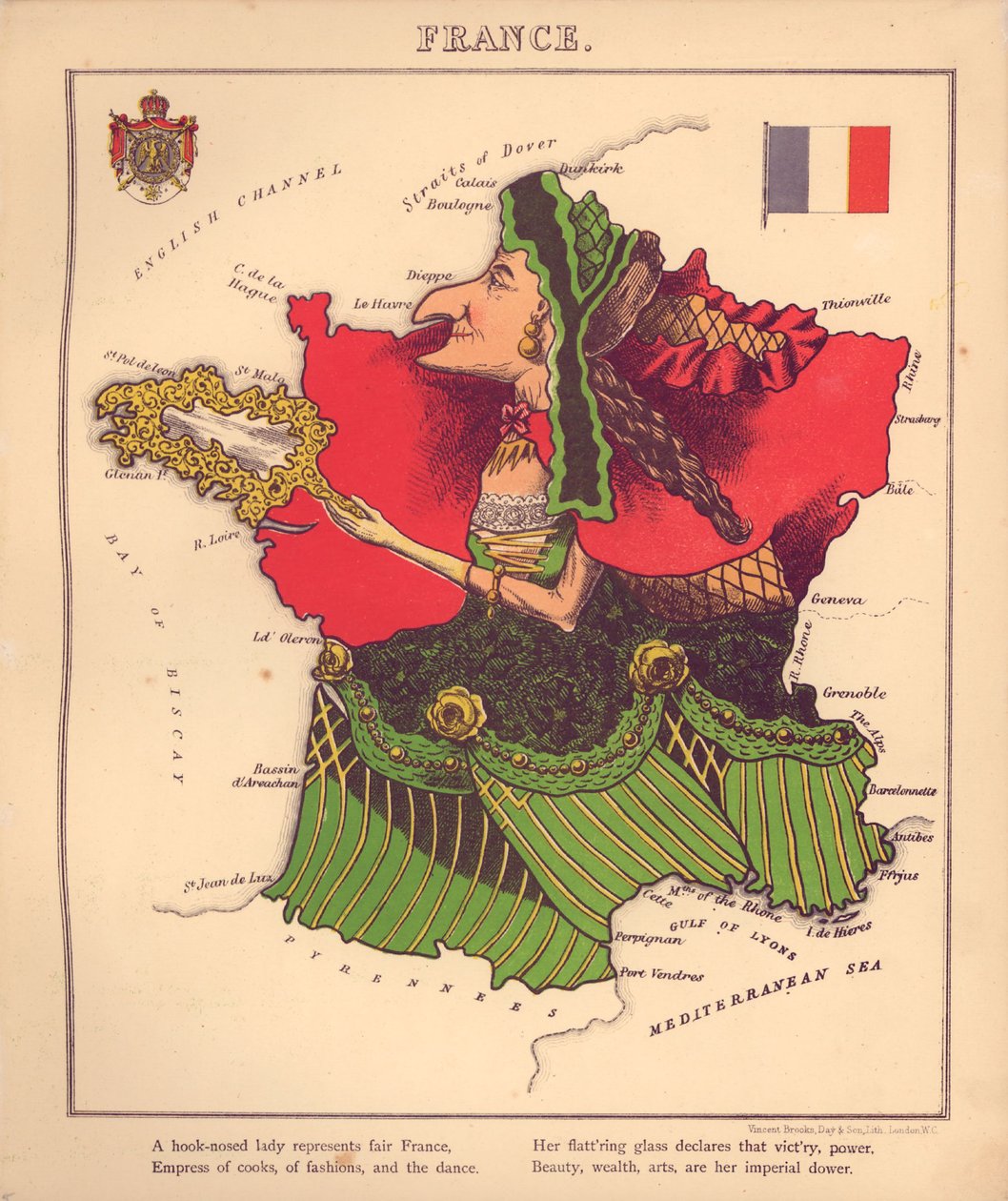 Geographical fun - being humorous outlines of various countries, with an introduction and descriptive lines LOC 84675540-10 af William Harvey