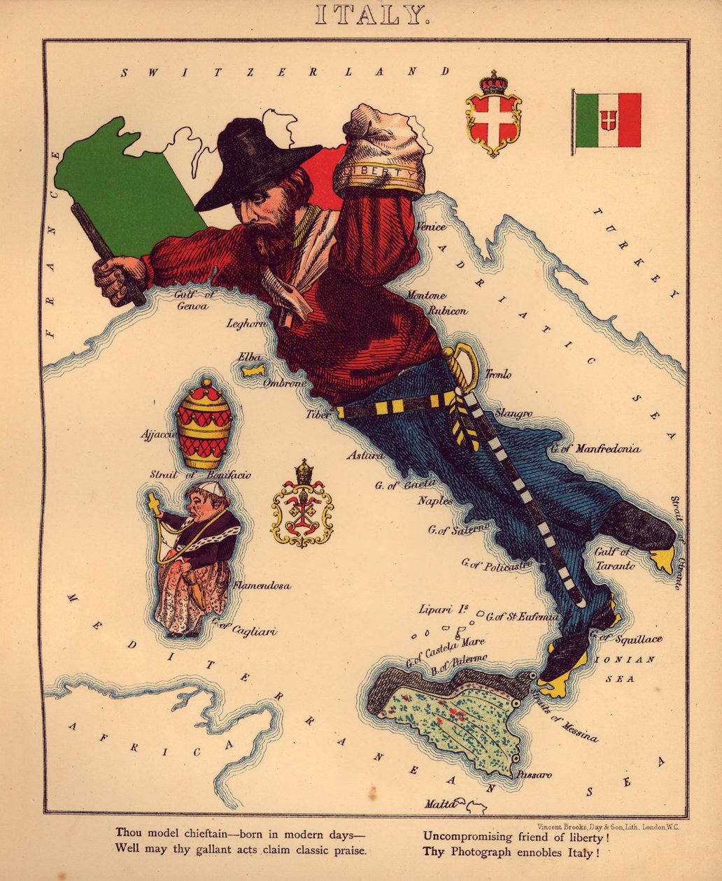 Geographical fun - being humorous outlines of various countries, with an introduction and descriptive lines LOC 84675540-12 af William Harvey