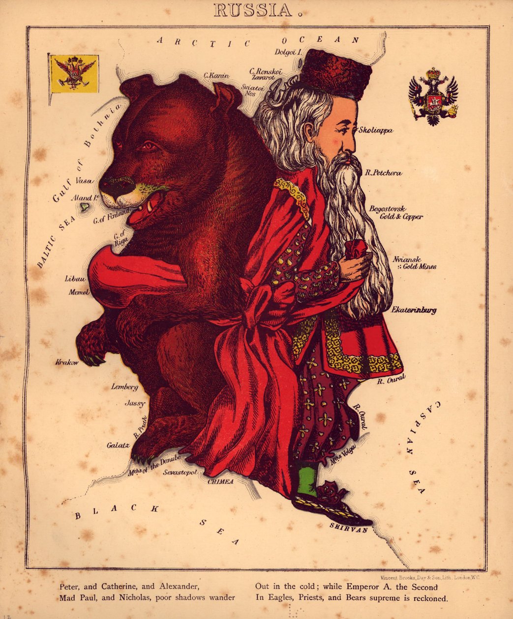 Geographical fun - being humorous outlines of various countries, with an introduction and descriptive lines LOC 84675540-17 af William Harvey