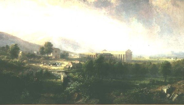Paestum, Campania af William Havell