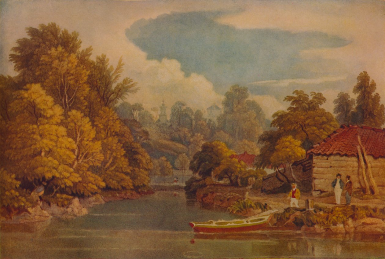 Riverside, 1800-tallet, 1935 af William Havell