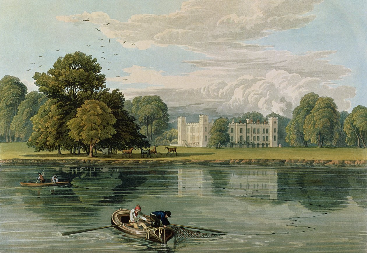 Sion House, graveret af Robert Havell (1769-1832) 1815 (farvegravering) af William Havell