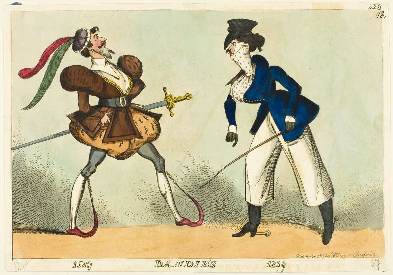 1519 Dandies 1819 af William Heath