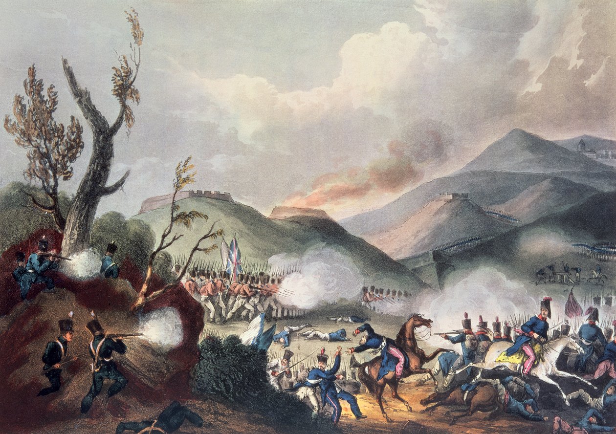 Slaget ved Busaco, 27. september 1810, graveret af Thomas Sutherland (f.o.1785) af William Heath
