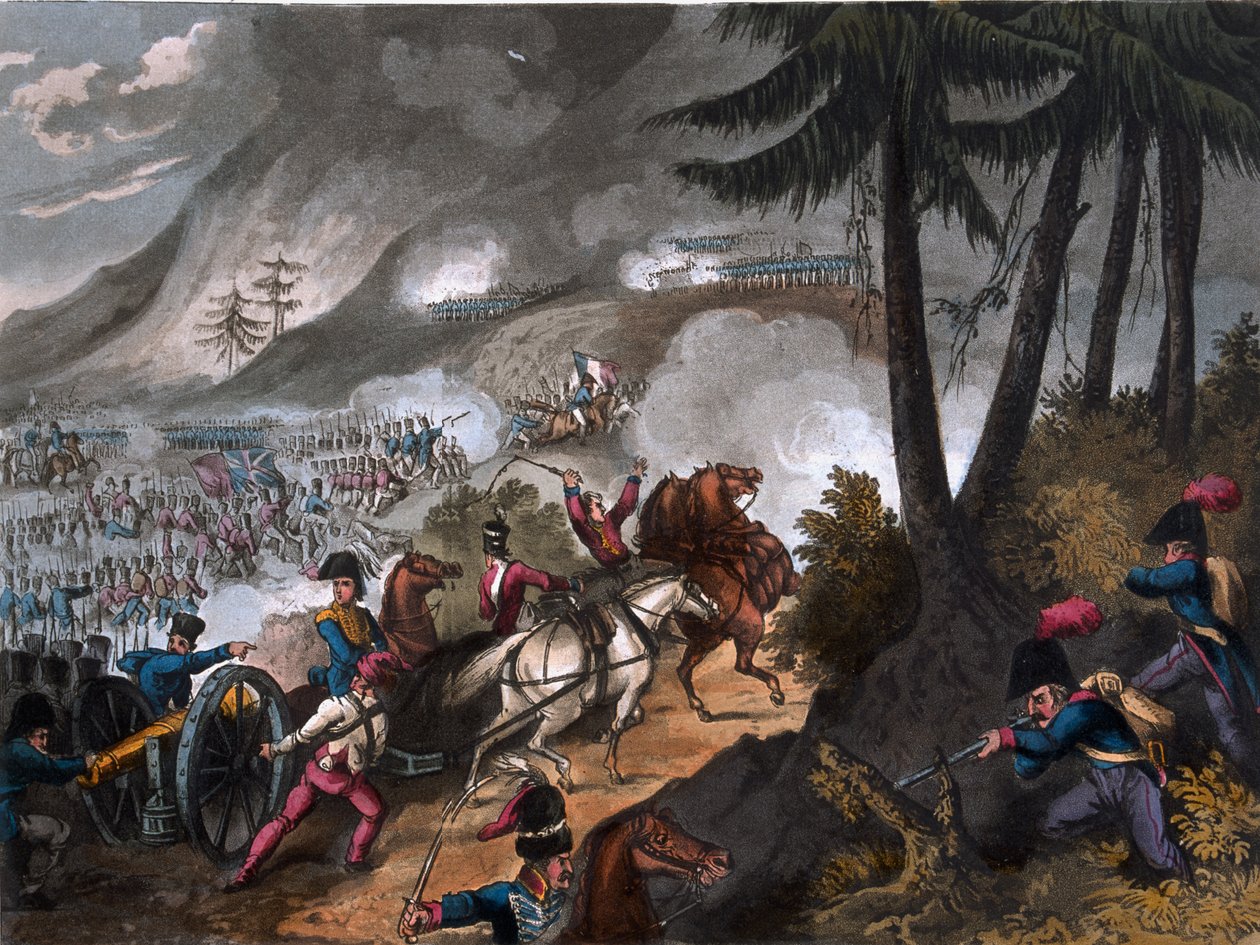 Slaget ved Pyrenæerne i 1813, indgraveret af J.C. Stadler, udgivet af Thomas Tegg, 1818 af William Heath