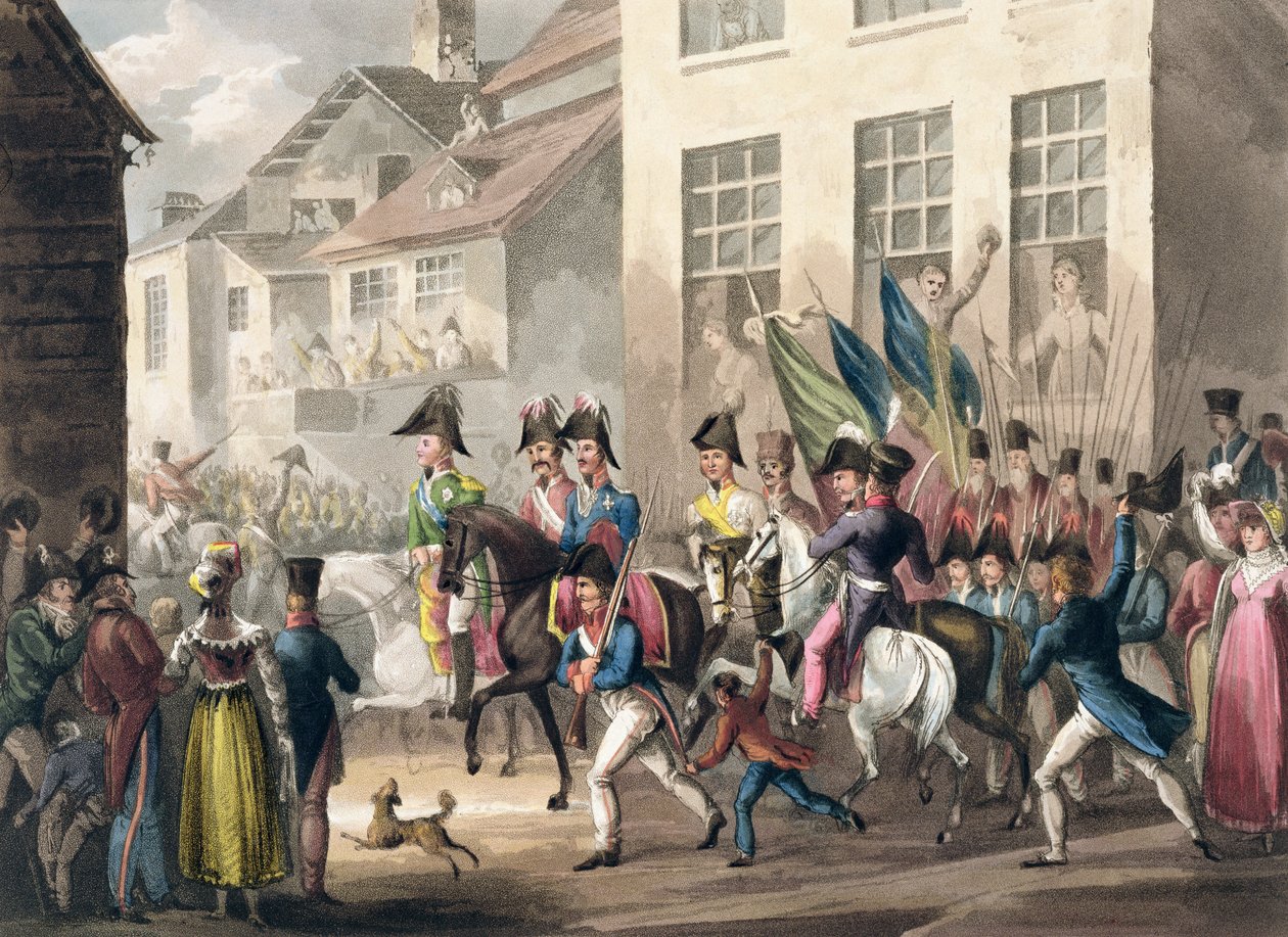 De allieredes indtog i Paris, 31. marts 1814, fra 