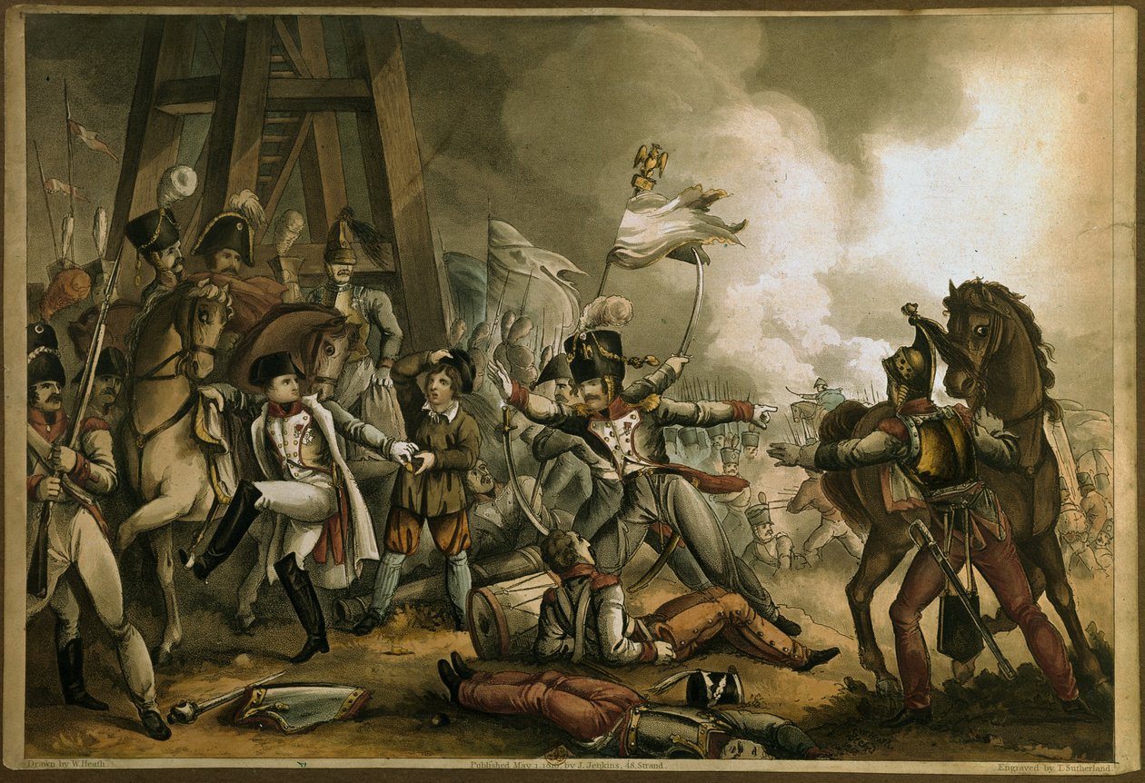 Every Man for Himself, graveret af Thomas Sutherland, 1816 (farvet akvatint) af William Heath